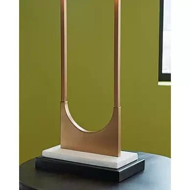 U-Shaped Geometric Table Lamp - HER Home Design Boutique